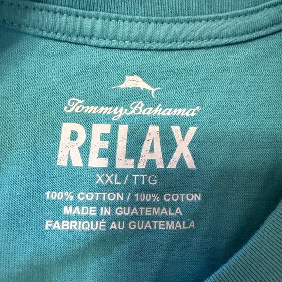 Tommy Bahama Shirt Throwback Thirstday Drinking Cotton Short Sleeve Mens XXL - Picture 2 of 8